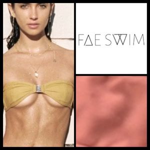 NWOT Fae Tallara Bandeau Bikini Top